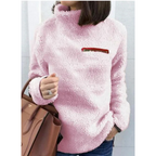 Noemi - Warm Fleece Sweater with Fur