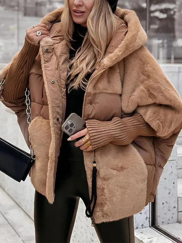 Lina™ | Übergroßer Teddy-Daunenmantel