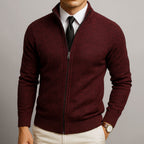 Davi™ | Modern Textured Zip Sweater