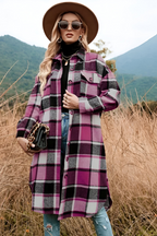 Liva™ | Warmer karierter Herbstmantel