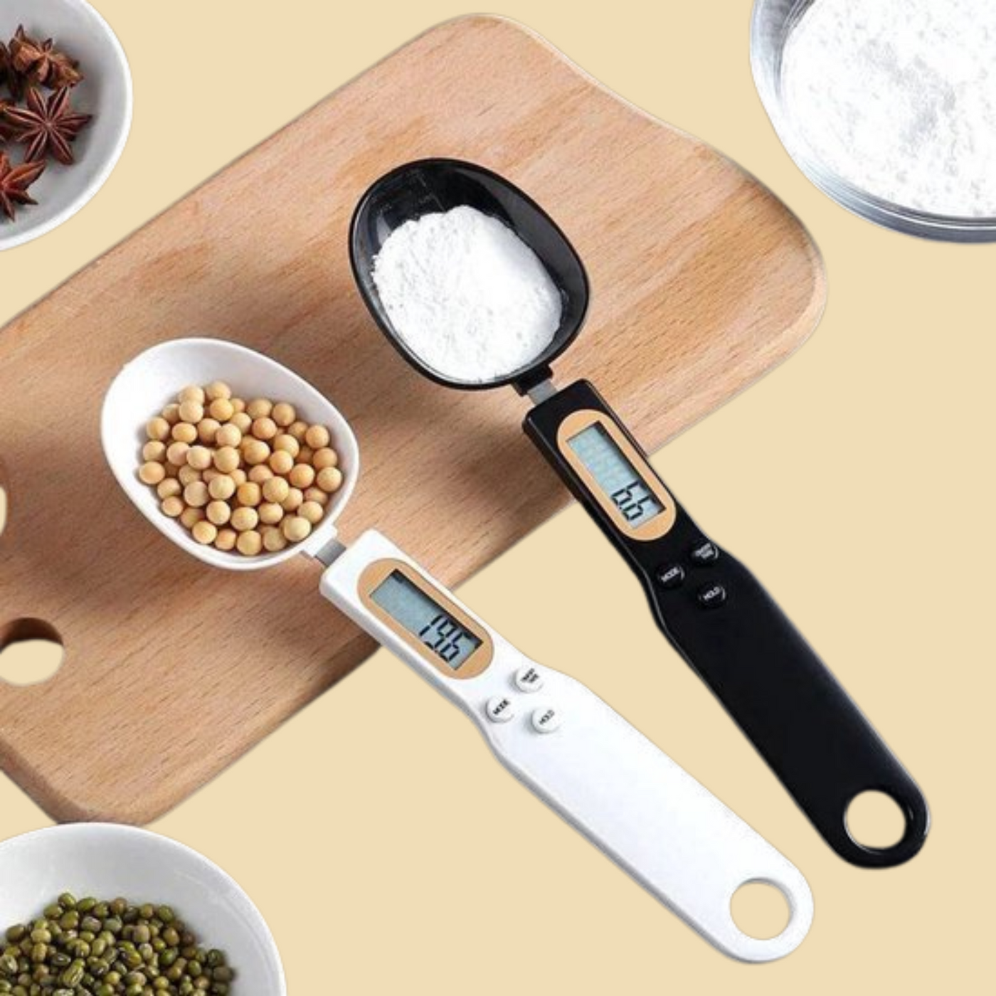 Digital Measuring Scoop Spoon - Weighing Scoop 0.1g-500g - LED Display