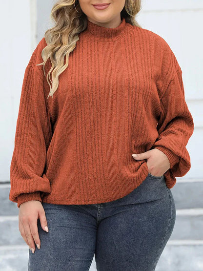 Julianna | Plus size women's turtleneck sweater 