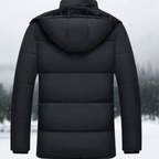 Gattuson™ - Black Quilted Winter Jacket 