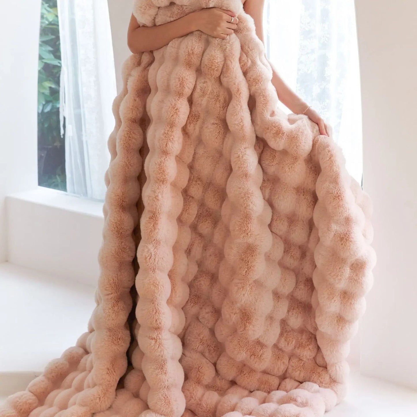 CozyFluff™ | Warm Plush Wool Blanket