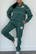 Janine - Lässiges zweiteiliges Damen-Set mit langen Ärmeln