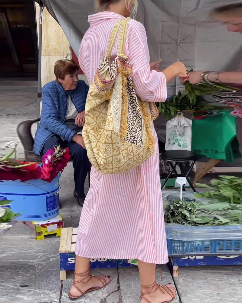 Nedi™ Striped Summer Dress