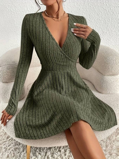 Zarelle - Women's Long Sleeve Dress 