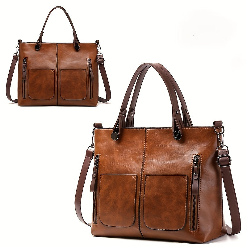 Große Tragetasche im Vintage-Stil