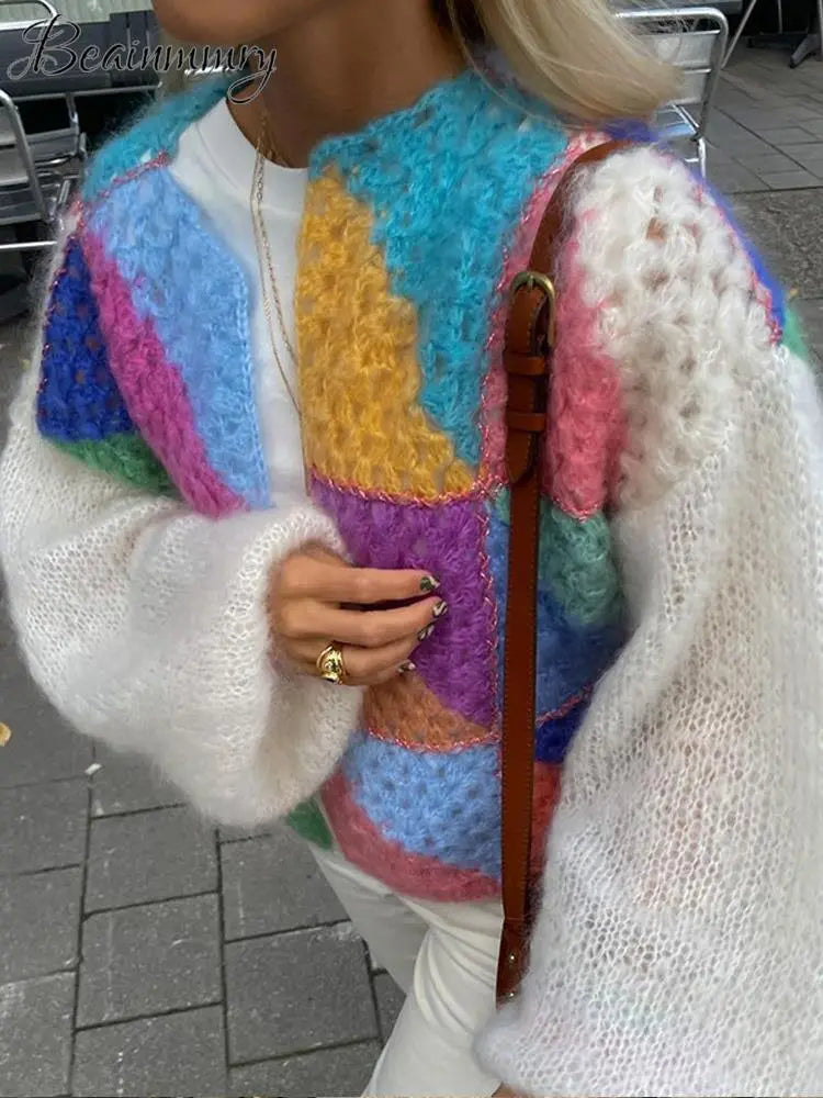 Janine - Warme Strickjacke