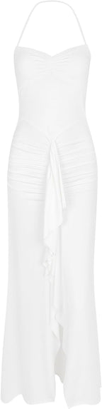 Penelope – Enges Damenkleid mit offenem Rücken