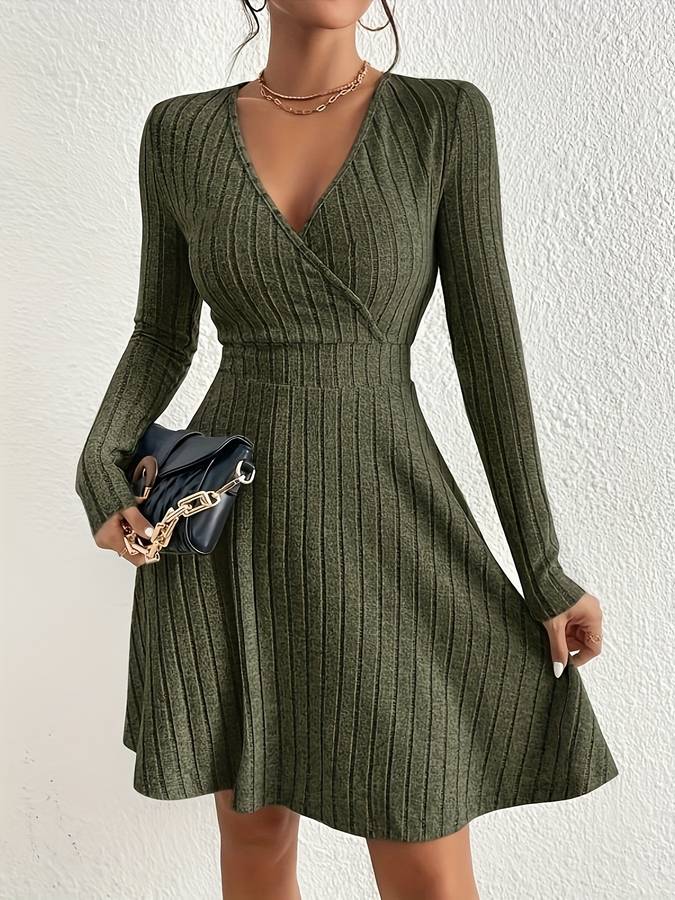 Zarelle - Women's Long Sleeve Dress 