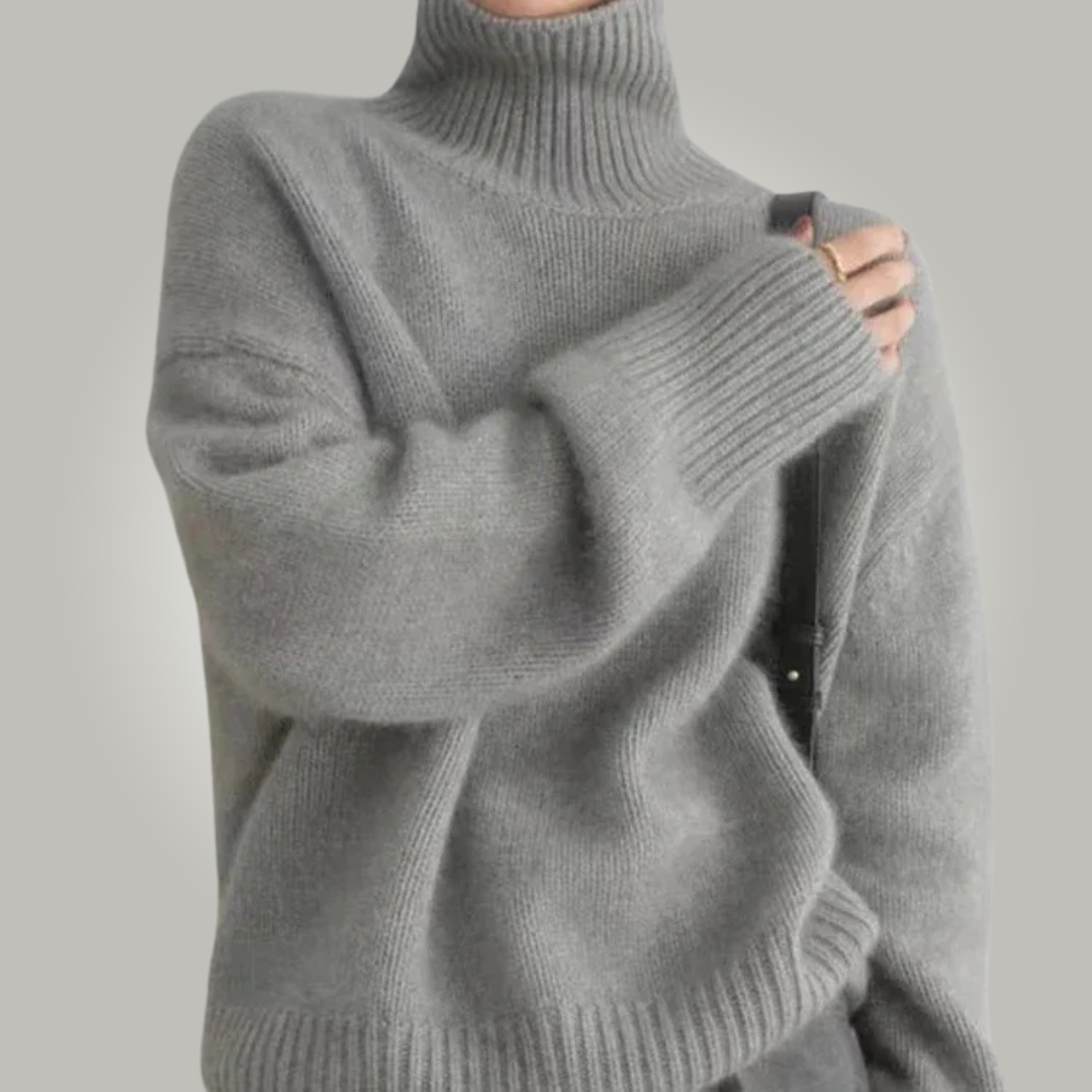 Alessia | Premium Turtleneck Sweater in Soft Wool