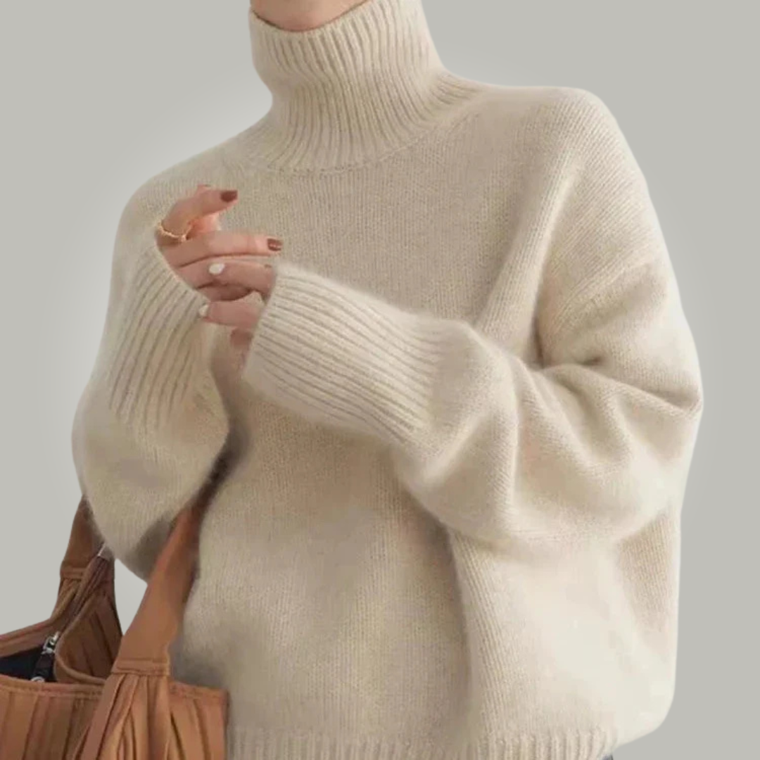 Alessia | Premium Turtleneck Sweater in Soft Wool