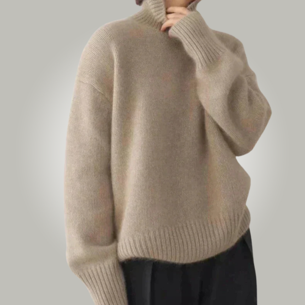 Alessia | Premium Turtleneck Sweater in Soft Wool