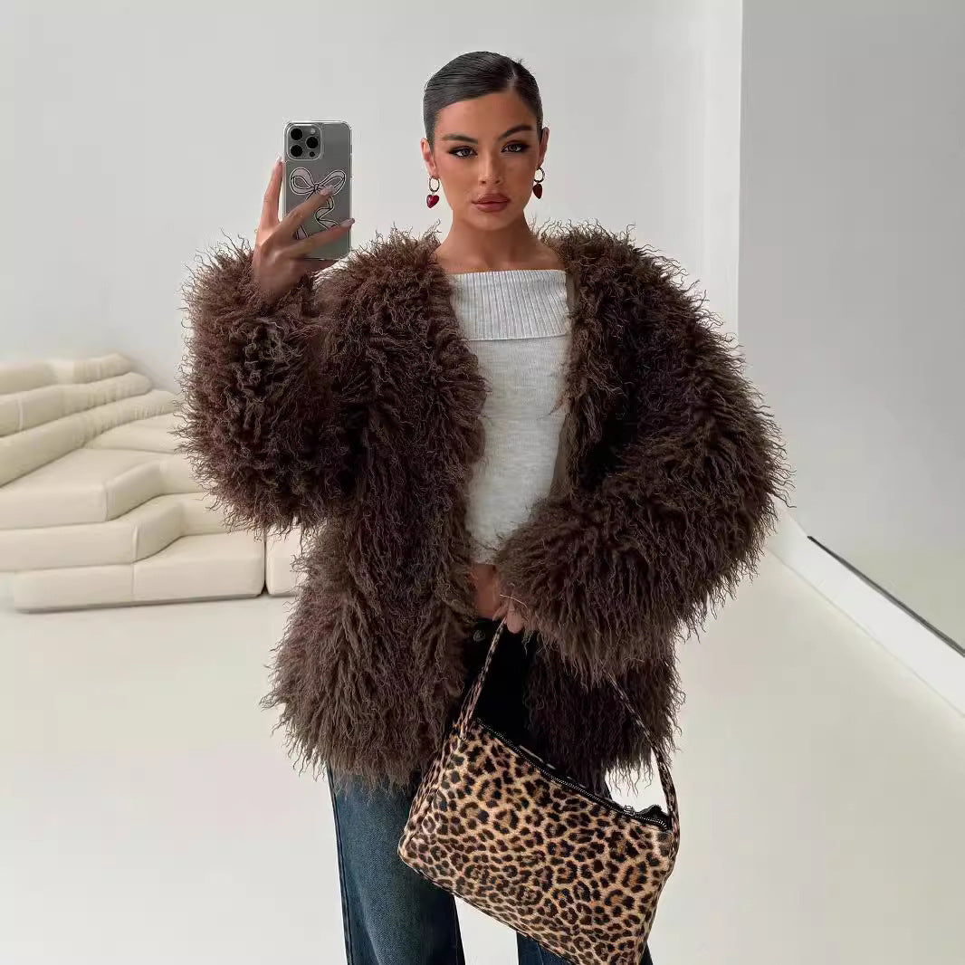 Ziva - Coat Fur Jacket