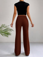 Marissa™ – Stilvolle Biesenhose mit hoher Taille