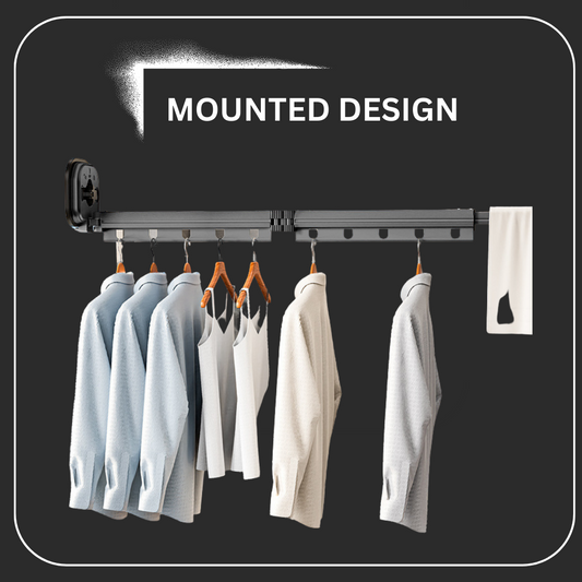 Wall mounted drying rack 