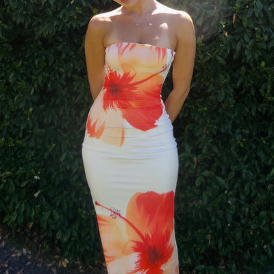 Fleur™ - Bloemenprint Jurk