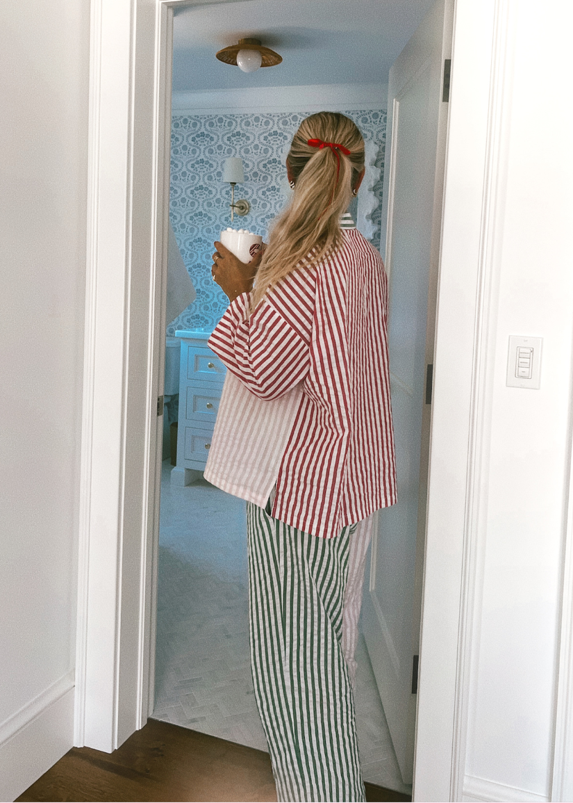 Nora | Streepjes Pyjama Set