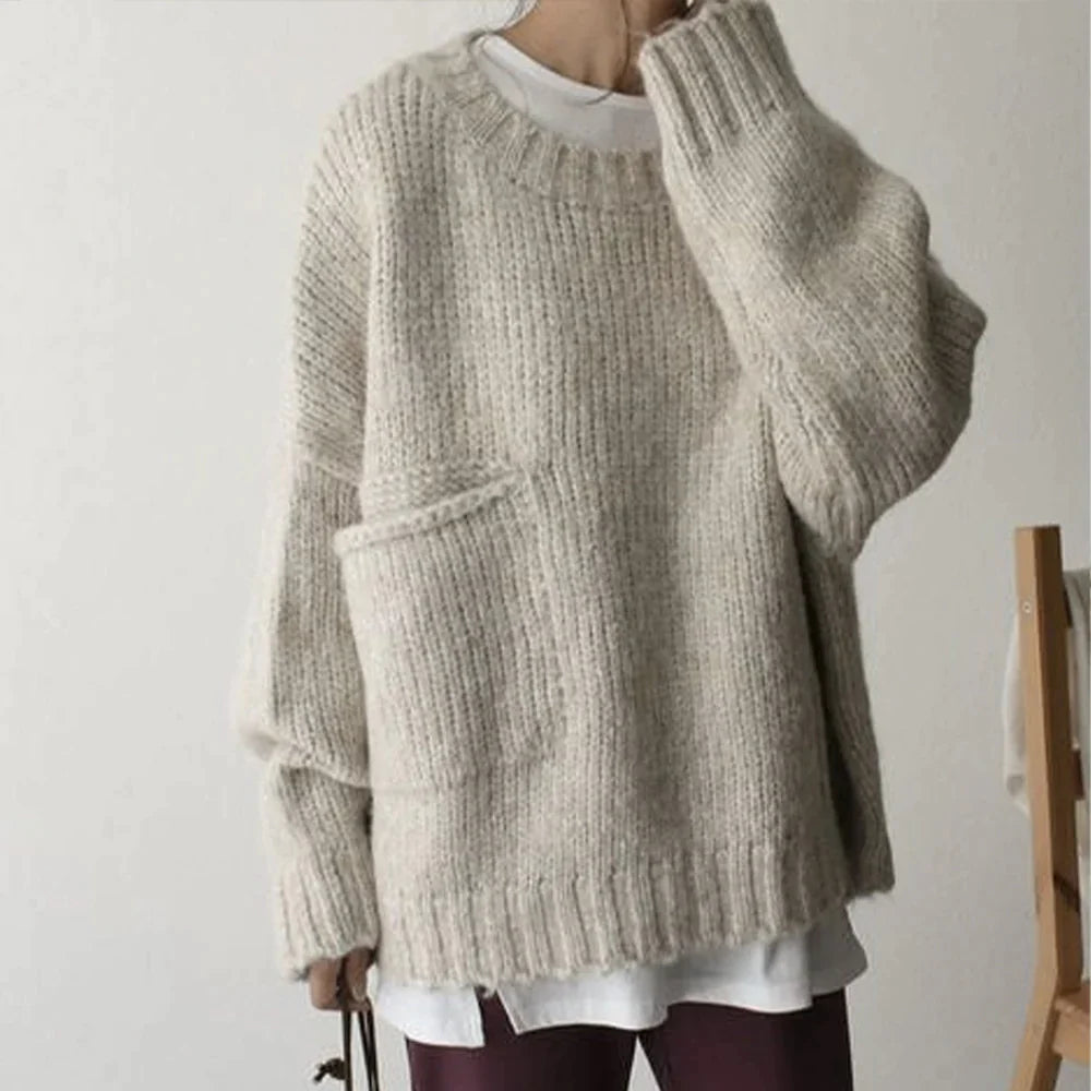 Linnea™ | Elegant Sweater with Oversized Pockets