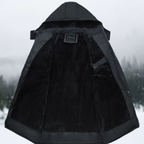 Gattuson™ - Black Quilted Winter Jacket 