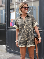 Maya™ | Mini-Strampler mit Leopardenmuster