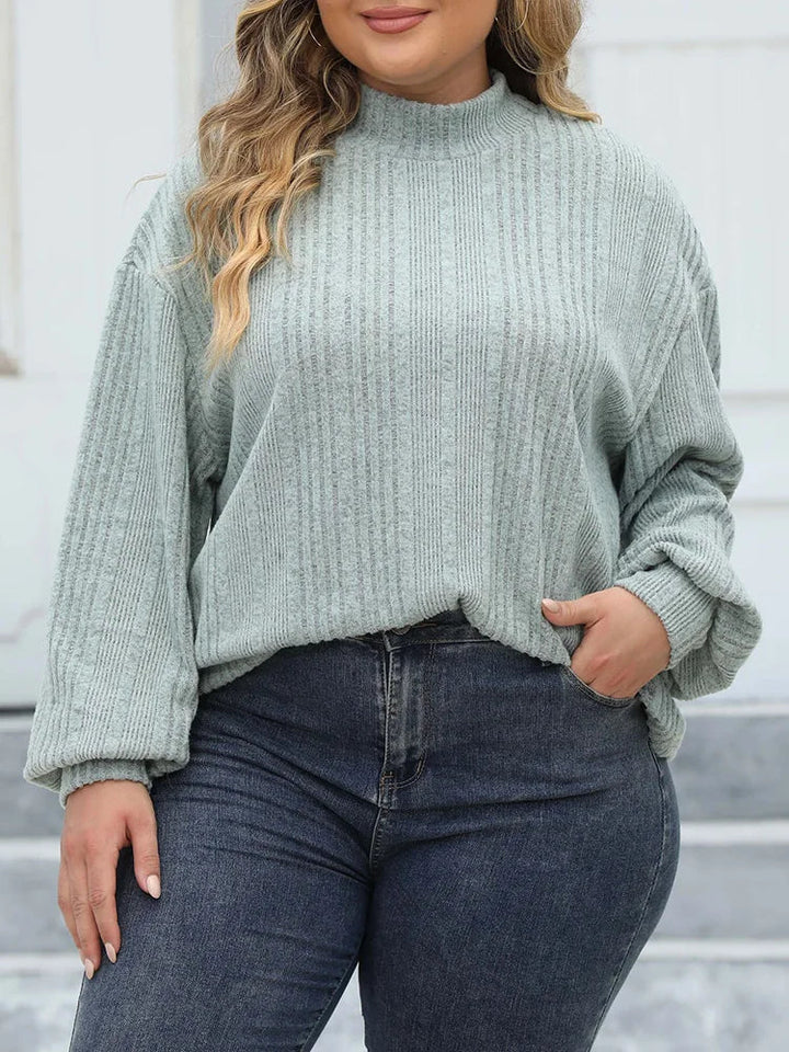 Julianna | Plus size women's turtleneck sweater 