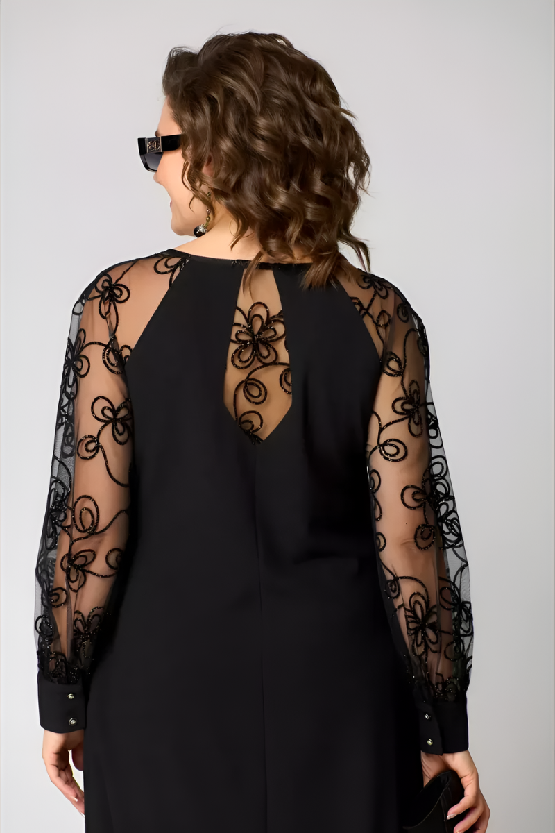 Amira | Elegantes Kleid mit Spitzenärmeln