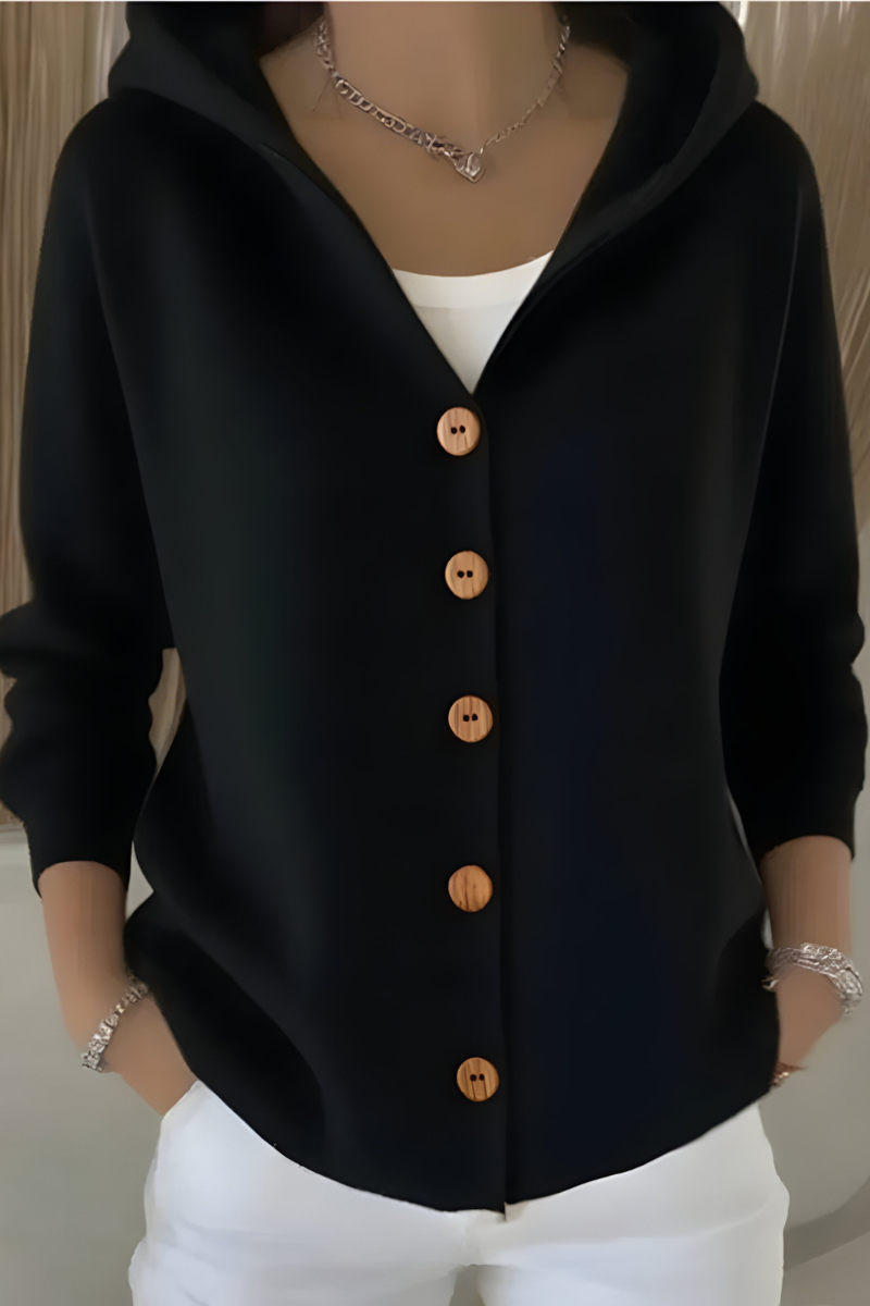 Denise™ | Bequeme Strickjacke mit Kapuze