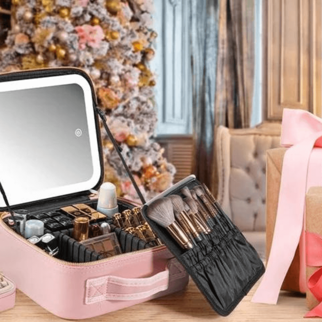 GlowCaddy™ | Portable LED Makeup Bag