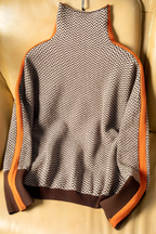 Nila™ | Trendy casual sweater with a high neck