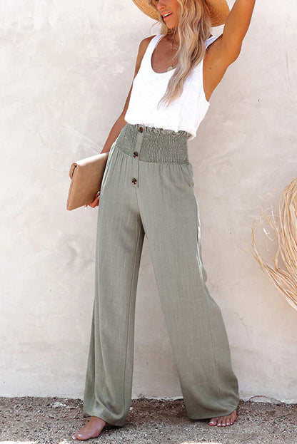 Dalia™ - Chamomile Linen Pants 