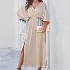 Gomez™ - Elegante Slim Fit V-Hals Jurk