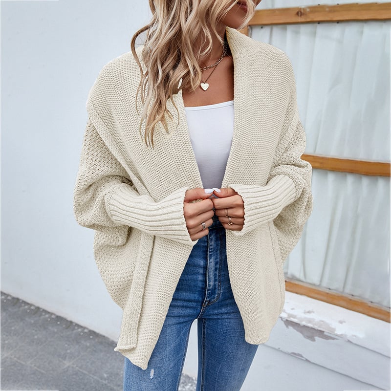 Larissa | Casual Loose Knitted Sweater Women | New Batsleeve Cardigan