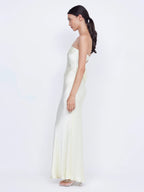 Novela™ – Satin-Maxikleid