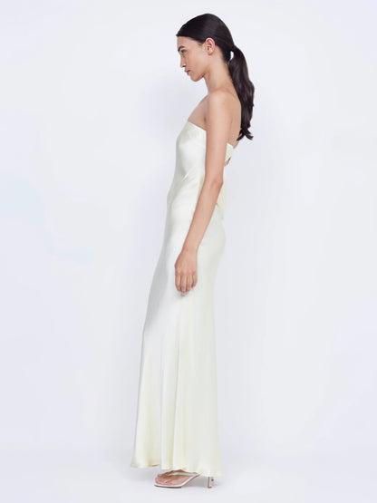 Novela™ – Satin-Maxikleid