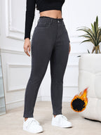 Lauren | Gefütterte Röhrenjeans für den Winter