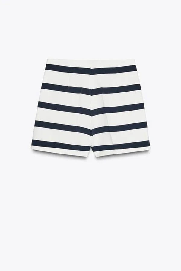 Stripes & Structure Set – Zomers Statement in Zwart-Wit