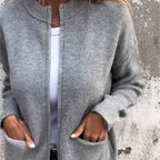Evelyn | Comfortabele Zip-Strickjacket