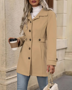 Elena™ | Elegant Fitted Coat