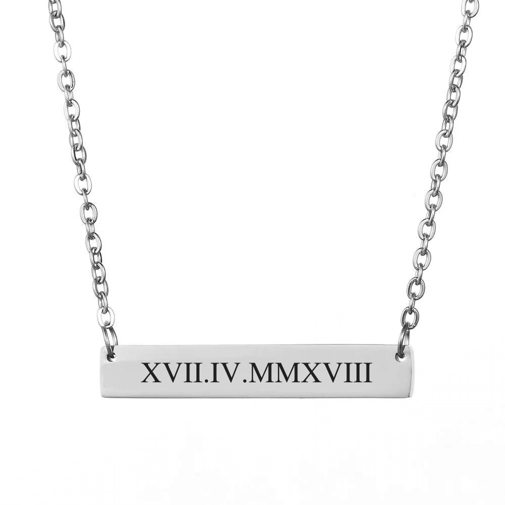 Personalized Bar Necklace