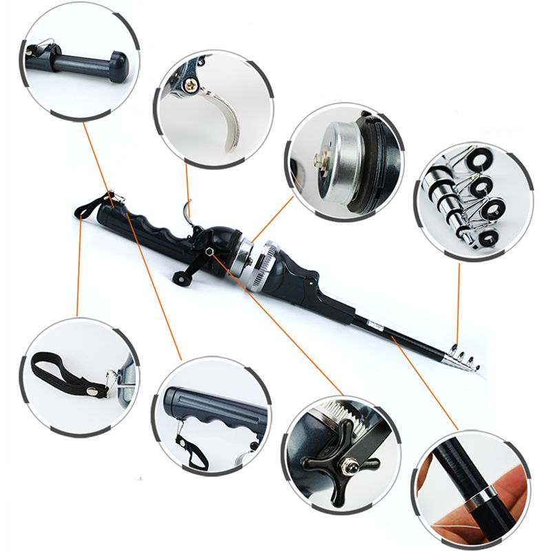 Telescopic Fishing Rod Kit 