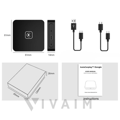 AutoCarplay™ Dongle | Wireless CarPlay Adapter 2024