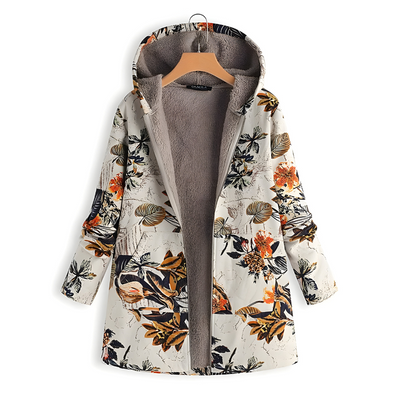 Mira™ | Stilvolle Fleecejacke mit Blumenmuster