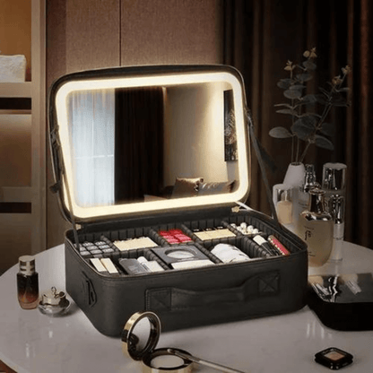 GlowCaddy™ | Portable LED Makeup Bag