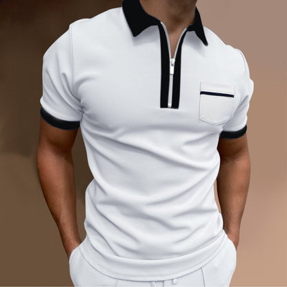 Julien Polo™ - Slim Fit Men's T-shirt with Chest Pocket