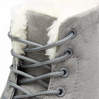 Snow White ankle boots with lace-up closure