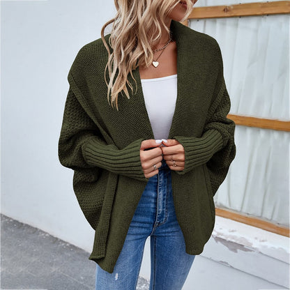 Larissa | Casual Loose Knitted Sweater Women | New Batsleeve Cardigan