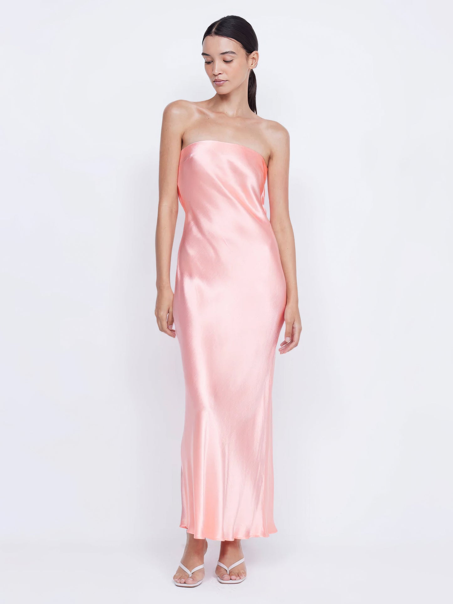 Novela™ – Satin-Maxikleid