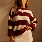 Maud | Gestreifter Pullover 